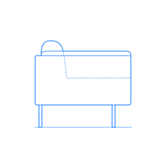 Furniture Armchairs Bolster Armchair Digital Sketch Svg Design, Free Vectors File